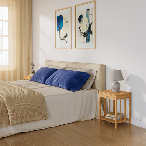 Noptiera Ranua 51x40x35cm bambus natur [en.casa]