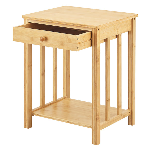 Noptiera Ranua 51x40x35cm bambus natur [en.casa]