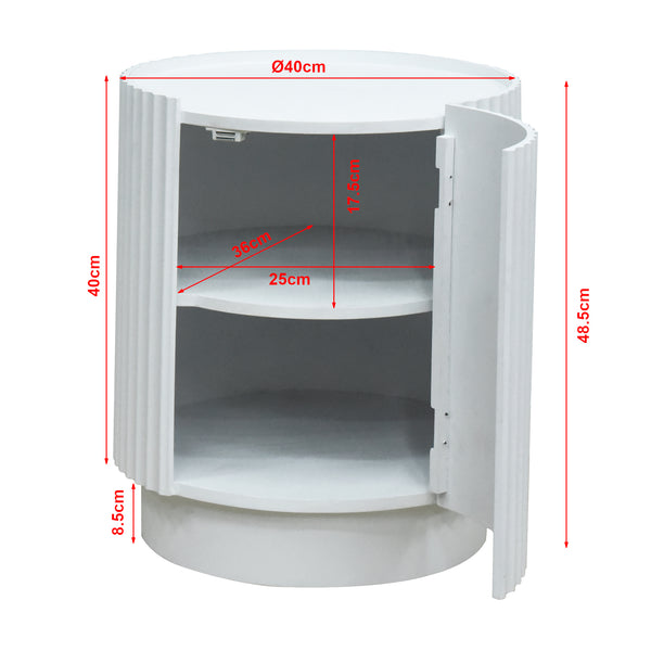 Masuta cu usa Rill 49x40 cm [en.casa]