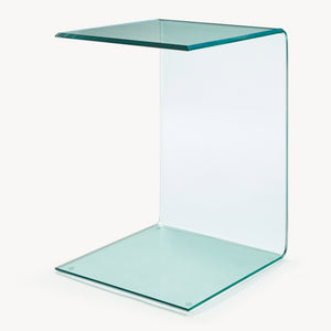 Masuta C semicurbata Trölmapilu 60x40x40 cm sticla [en.casa]