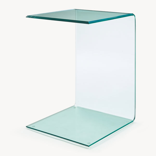 Masuta C semicurbata Trölmapilu 60x40x40 cm sticla [en.casa]