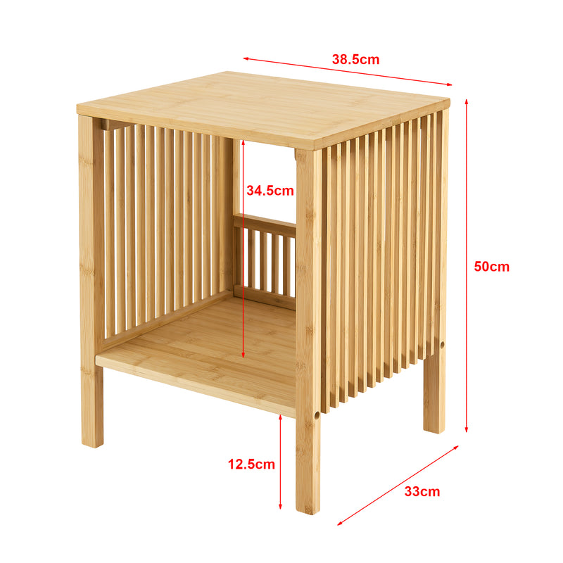 Schiță cotată Masuta Varde 50x38,5x33cm natur [en.casa]
