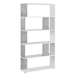 Raft carti Aneby cu 5 polite montabil perete culori diferite [en.casa] 