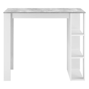 Masa bar cu raft incorporat Danderyd 120x60x105 cm [en.casa]