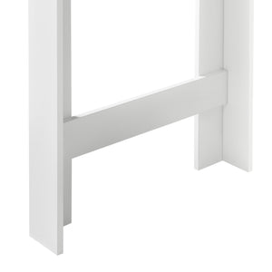 Masa bar cu raft incorporat Danderyd 120x60x105 cm [en.casa]