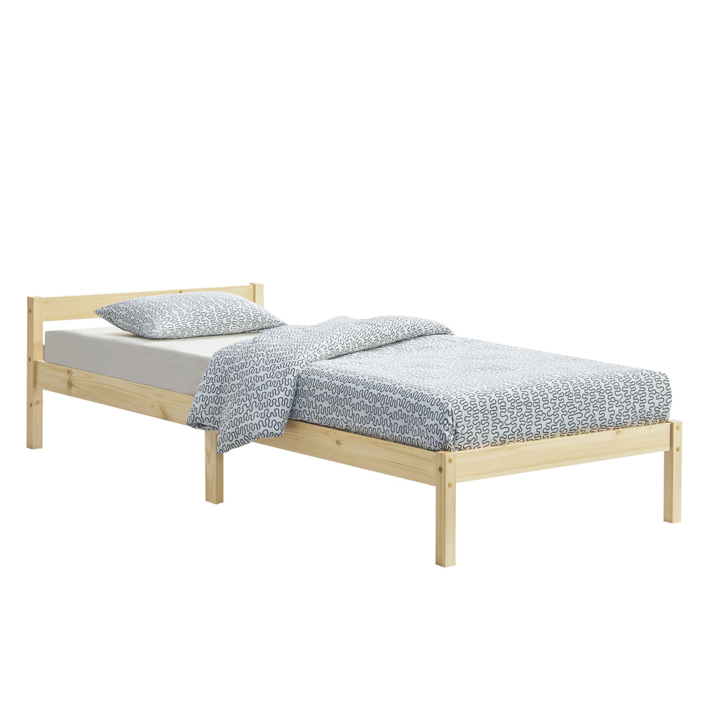 Holzbett Nakkila versch. Farben und Größen en.casa - premiumXL