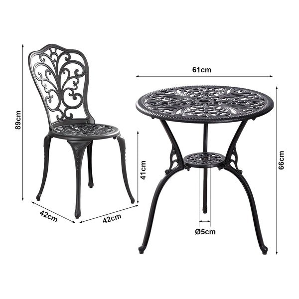Set 3 componente bistro gradina Lupsam [casa.pro]