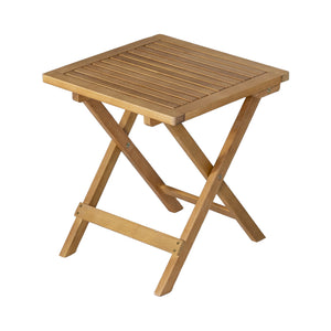 Set bistro pliabil 3 piese Capistrello eucalipt [casa.pro]