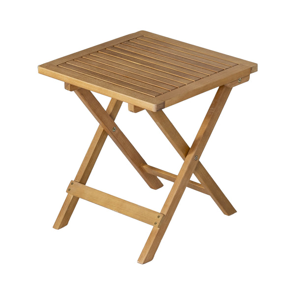 Set bistro pliabil 3 piese Capistrello eucalipt [casa.pro]