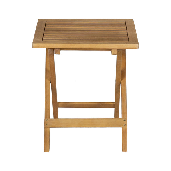 Set bistro pliabil 3 piese Capistrello eucalipt [casa.pro]