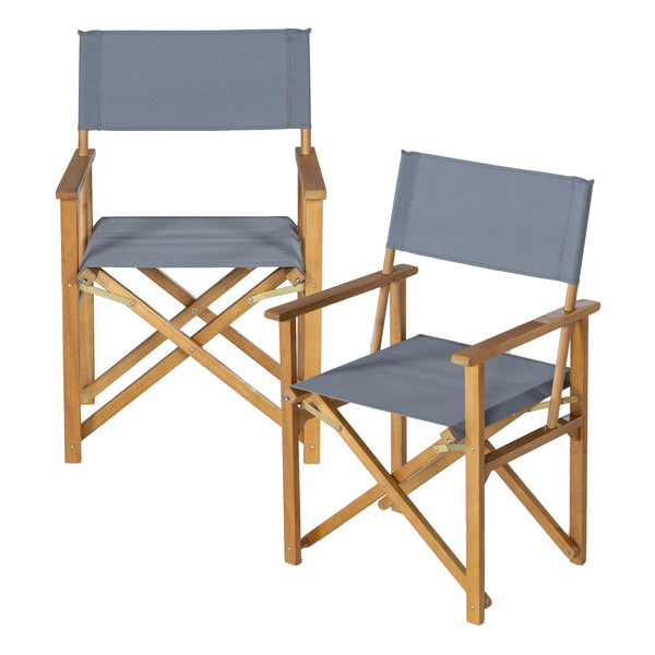 Set bistro pliabil 3 piese Capistrello eucalipt [casa.pro]