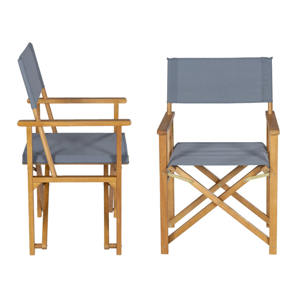Set bistro pliabil 3 piese Capistrello eucalipt [casa.pro]