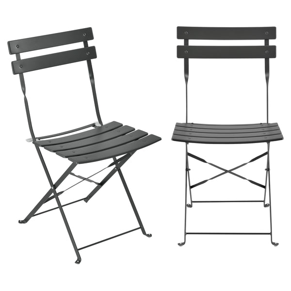 Set bistro Caprile masa cu 2 scaune pliabile culori diferite [en.casa]