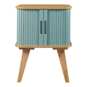 Noptiera Tysvær 58,5x45x45cm bambus [en.casa]