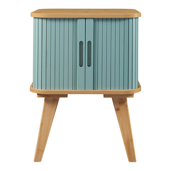 Noptiera Tysvær 58,5x45x45cm bambus [en.casa]