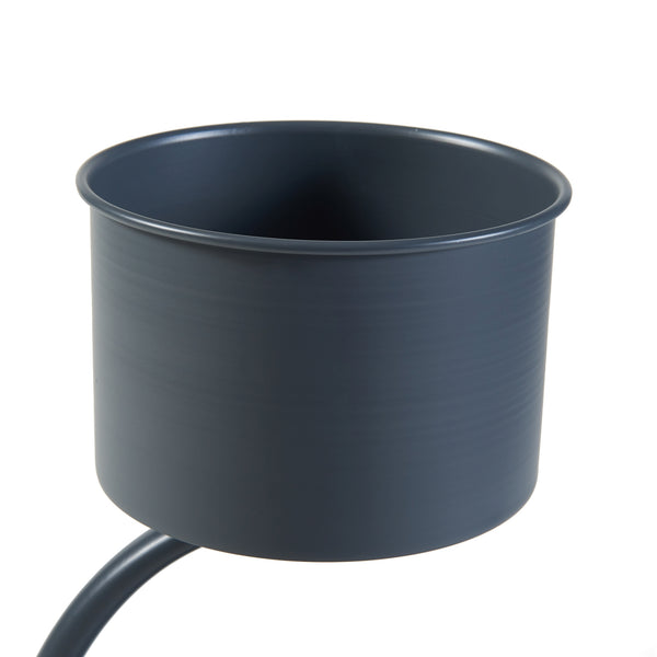Suport 2 ghivece plante Almelo metal 63x29x21cm [en.casa]