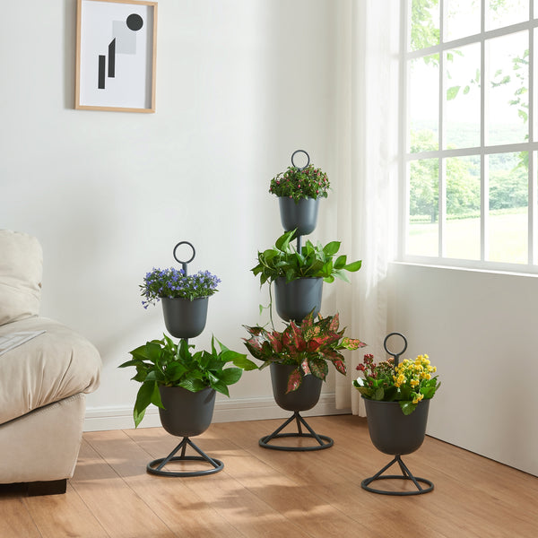 Suport plante Alphen metal [en.casa]