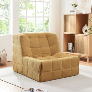 Fotoliu de podea Koskyvn 75x90x100cm textil [en.casa]