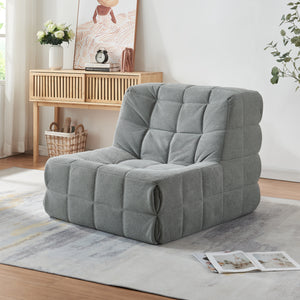 Fotoliu de podea Koskyvn 75x90x100cm textil [en.casa]