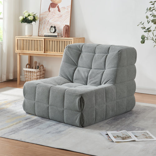 Fotoliu de podea Koskyvn 75x90x100cm textil [en.casa]