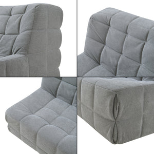 Fotoliu de podea Koskyvn 75x90x100cm textil [en.casa]