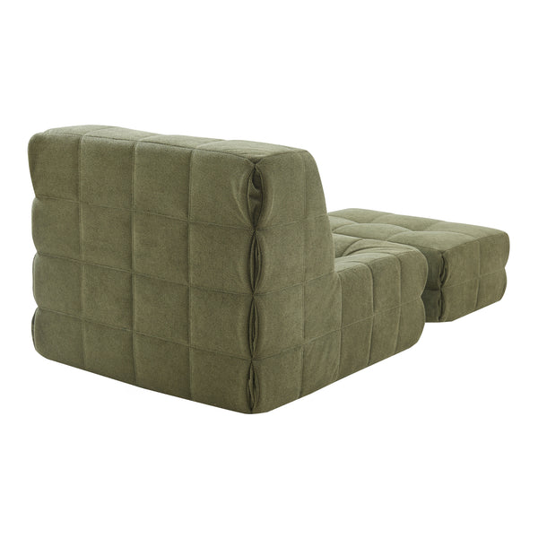 Set fotoliu cu suport picioare Koskyvn 75x90x100 cm textil [en.casa]