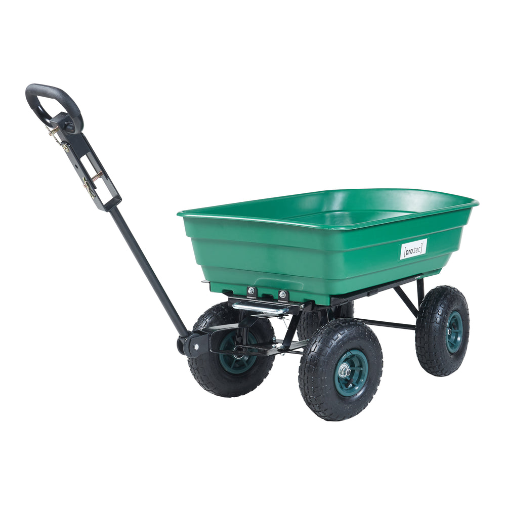 Carucior gradina inclinabil Corfinio 111x51cm 250kg otel verde [pro.tec]
