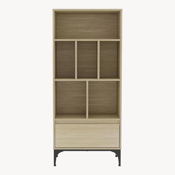 Raft carti Kistiandi 137x60x35 cm [en.casa]