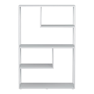 Raft carti de sine statator Sievi 126x85x35cm otel [en.casa]