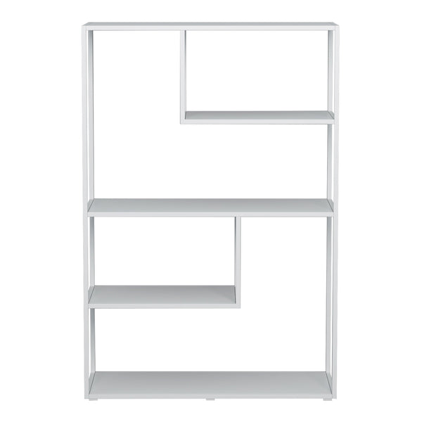 Raft carti de sine statator Sievi 126x85x35cm otel [en.casa]