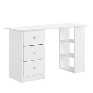 Schreibtisch Lemberg 120x50x72 cm Weiß [en.casa] - premiumXL