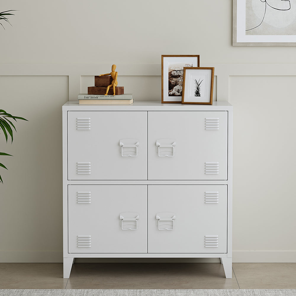 Büroschrank Hamina 80x40x82 cm in versch. Farben [en.casa] - premiumXL