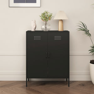 Dulap birou Pyhäranta 101,5x80x40cm otel  [en.casa]