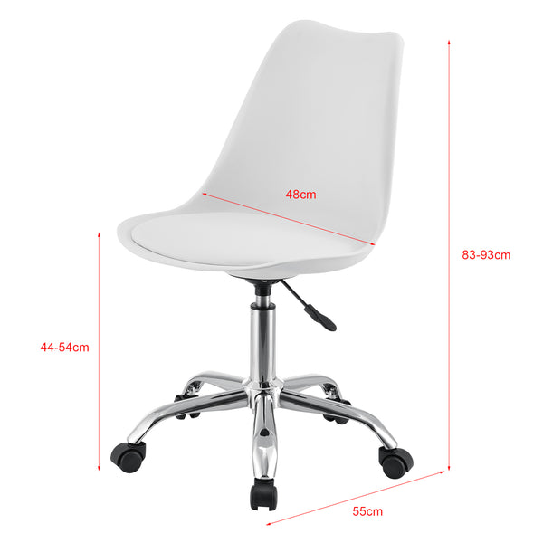 Scaun birou Atherton rotativ culori diferite [en.casa] 