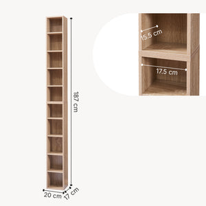 Raft CD Tynset 187x20x17 cm [en.casa]