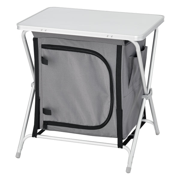 Dulap camping ACSL-1601x gri inchis masuri diferite [en.casa]  
