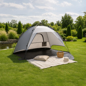 Cort plaja Mullsjö 215 x 135 x 140 cm culori diferite [pro.tec]