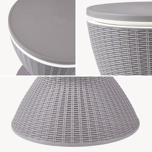  Masa bar cu functie de racire gradina 82x48,5cm plastic cu inaltime reglabila [casa.pro]