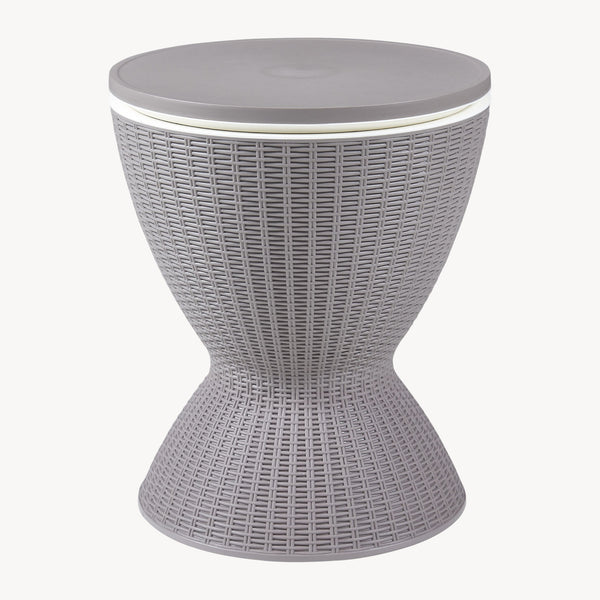  Masa bar cu functie de racire gradina 82x48,5cm plastic cu inaltime reglabila [casa.pro]