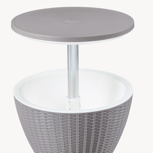  Masa bar cu functie de racire gradina 82x48,5cm plastic cu inaltime reglabila [casa.pro]