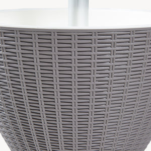  Masa bar cu functie de racire gradina 82x48,5cm plastic cu inaltime reglabila [casa.pro]