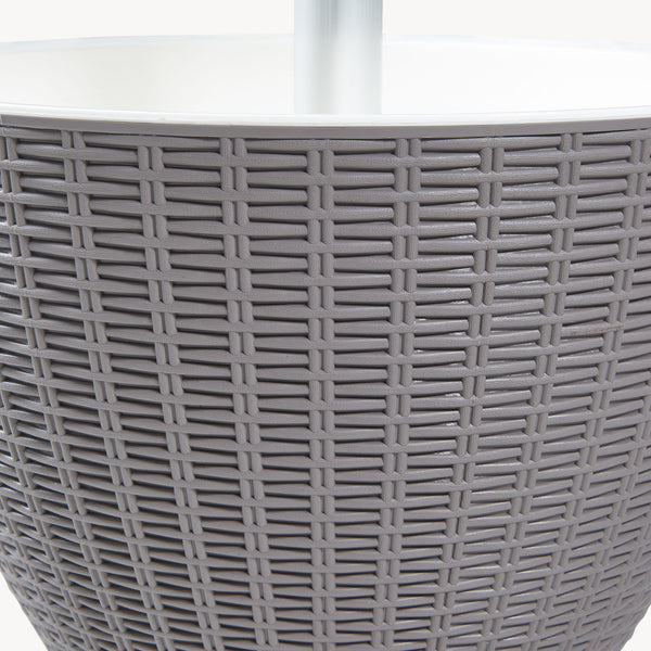 Masa bar cu functie de racire gradina 82x48,5cm plastic cu inaltime reglabila [casa.pro]