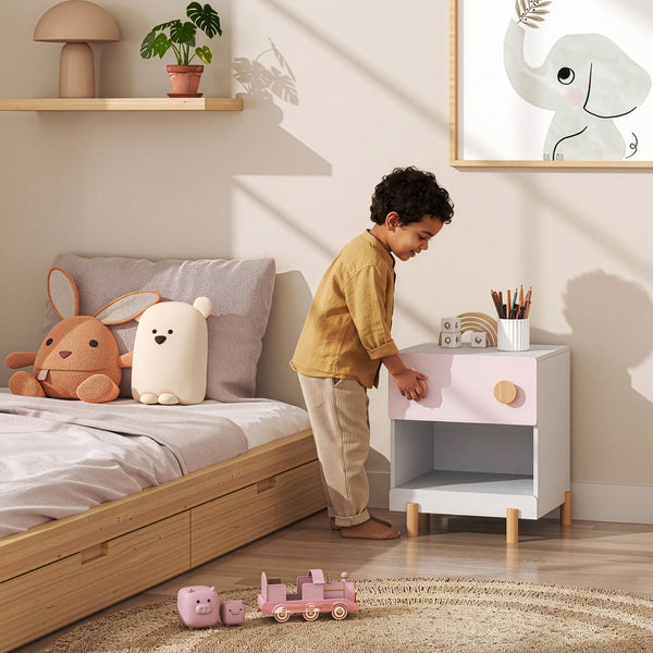 Noptiera pentru copii Vaarentaa 47x40x35 cm [en.casa]