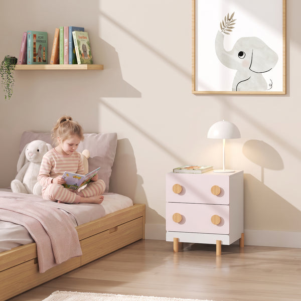 Noptieră pentru copii Vaarentaa 47x40x35 cm [en.casa]