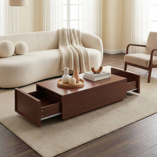 Masuta cafea cu sertare Turur 104x50x40 cm [en.casa]