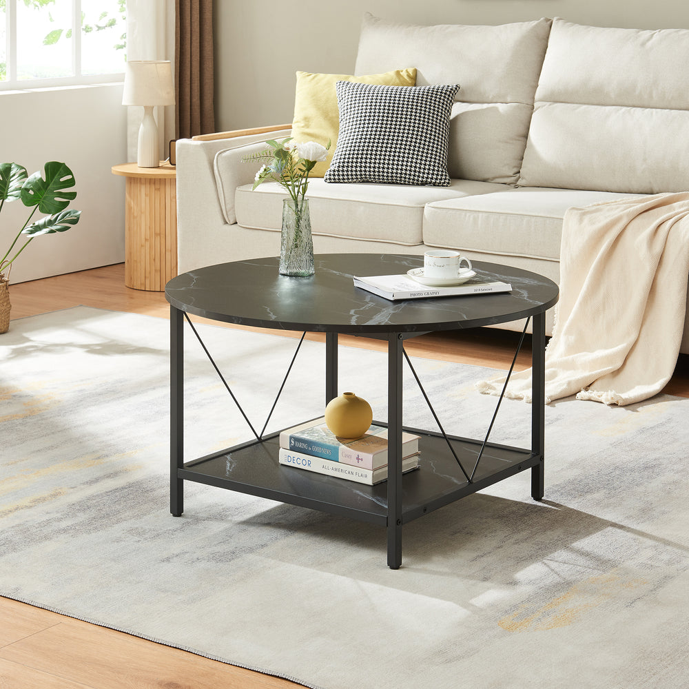 Masuta rotunda Filem 80x46 cm [en.casa]