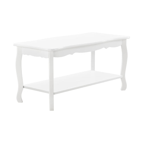 Couchtisch Pearl 88x40x42 cm Shabby Shic Stil Weiß en.casa - premiumXL