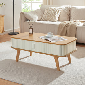 Masuta cafea cu 2 usi glisanteTysvær 100x50x40 cm [en.casa]