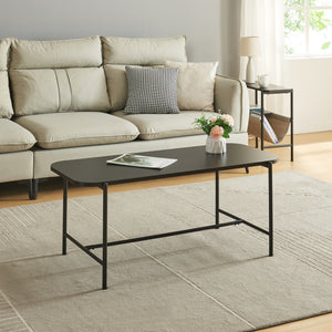 Couchtisch Samnanger 110x50x45cm Schwarz [en.casa] - premiumXL