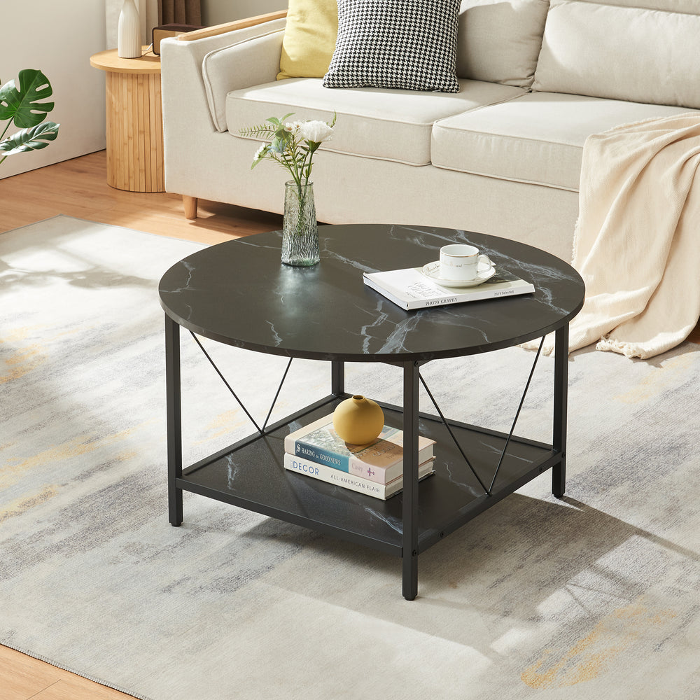 Masuta rotunda Filem 80x46 cm [en.casa]